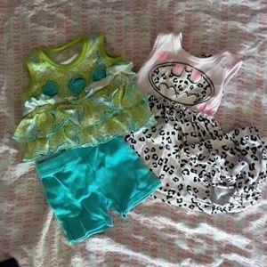 2pcs 3-6mos baby girl bundle